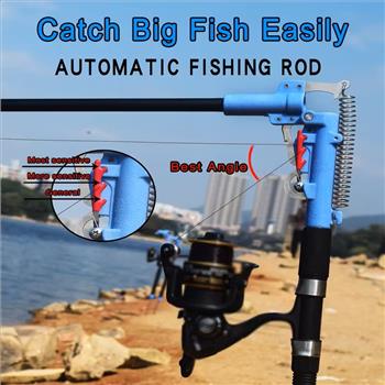 Automatic Fishing Rod Telescopic Fishing Pole, Portable Comfortable EVA Handle, Travel Fishing Pole for Bass Trout Fishing 94.5 inches