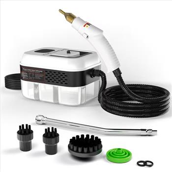 High-pressure steam cleaner, household steam cleaner handheld, suitable for kitchen fumes, sofas, small air conditioners, washing machines