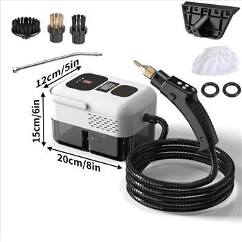 High-pressure steam cleaner, household steam cleaner handheld, suitable for kitchen fumes, sofas, small air conditioners, washing machines