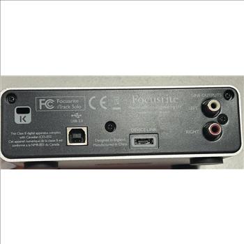 Focusrite iTrack Solo Lightning Connector Audio Interface