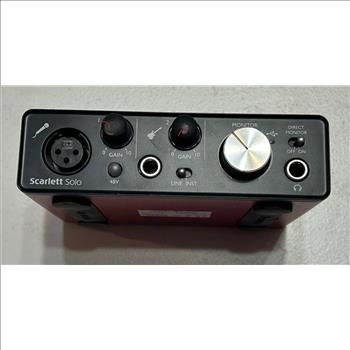 Focusrite Scarlett Solo USB Audio Interface