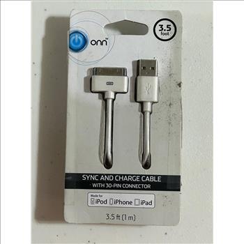 Sync and charge cable for ipod classic
