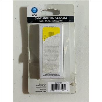 Sync and charge cable for ipod classic