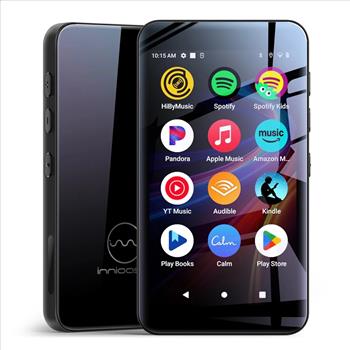 160GB MP3 Player G5 with Bluetooth and WiFi, Black Expandable to 2 TB