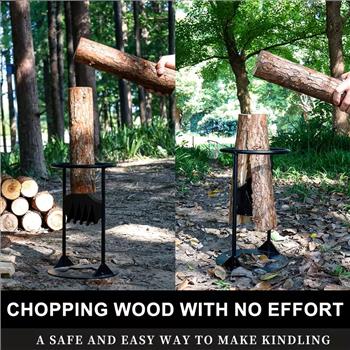 Wood Splitting Machine, Portable Iron Wood Splitter, a Tool for Splitting Wood Suitable for Family Farms, a Wood Splitting Machine That Saves Manpower, a Wood Splitting Tool Used for Outdoor Camping at Home