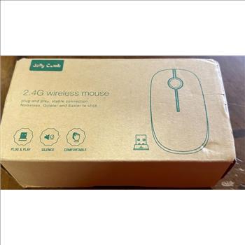 Wireless Mouse - 2.4G Slim Portable Computer Mouse with Nano Receiver, Less Noise Mobile Optical Mice for Notebook, PC, Laptop, Desktop