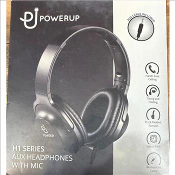 Power Up Wired Headphones New
