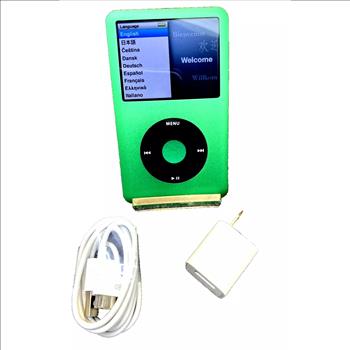 Apple iPod classic 7th Generation Green Black (256GB) Bundle Excellent Condition