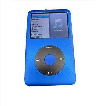 Apple iPod classic 7th Generation Blue (160 GB) - Bundle - Excellent Condition