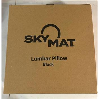 Sky Mat Lumbar Pillow Black