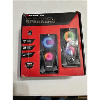 Monster LCD Dual Computer Speakers