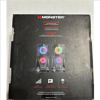 Monster LCD Dual Computer Speakers