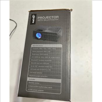 GPX Projector with Bluetooth