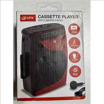 GPX Cassette Player with AM/FM Radio