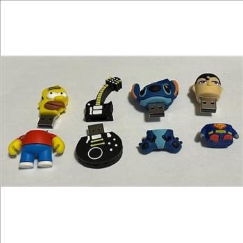 4 Dinosaur Flash Drives 8GB New #9