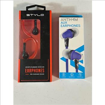 Two Pair Wired Headphones