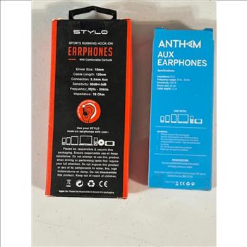 Two Pair Wired Headphones