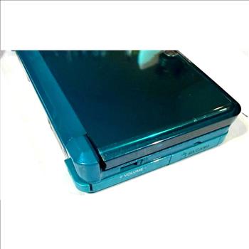Nintendo 3DS Light Blue Console Stylus Case + Charger 128GB Card