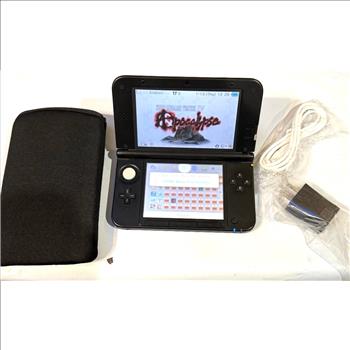 Nintendo 3DS LL Blue Console Region Free English System + Charger 128GB