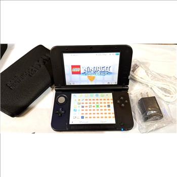Nintendo 3DS LL Black Console Region Free English System + Charger 128GB