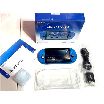 SONY PS Vita PCH 2000 Console Charger w/Box PlayStation PSV Slim Black 64GB USA