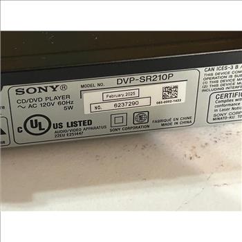 Sony dvd player SR210P