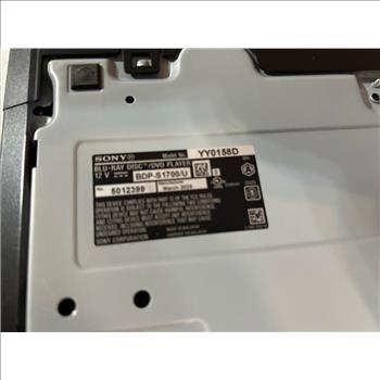 Sony Bluray CD dvd playerYYO158D #14