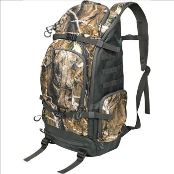 Hunting Backpack, Waterproof Camo Hunting Daypack with Storage Pockets, Long-Lasting Bag for Rifle Shotgun Bow Gun (Large)