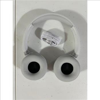 Sony 520 White headphones with charge cable