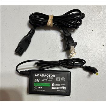 AC Adapter 5V Used for PSP and other handheld Gaming devices.