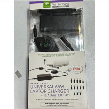 Universal Laptop Power supply Charger 65W with various plug adapters