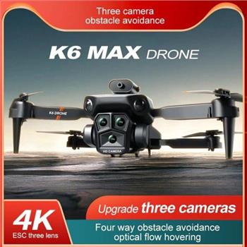  K6-Max RC Drone 4K Professional With Three Cameras Wide Angle Optical Flow Localization Four-way Obstacle Avoidance Quadcopter