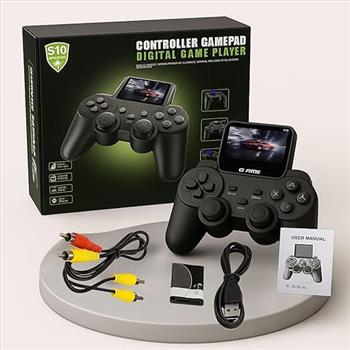 Video Game for Kids S10 Retro Games 520 in 1 Mini Controller Gamepad Console Portable Rechargeable Handheld Digital Game Player