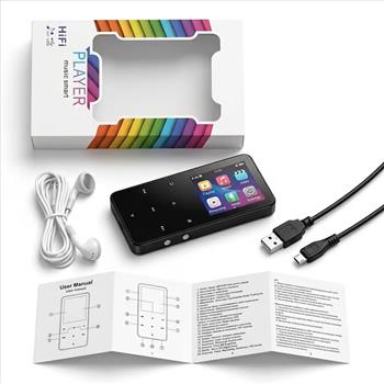 Touch Screen MP3 MP4 Player with E-Book, Video, Recorder, Hifi Speaker, TF Card Slot, 400Mah Rechargeable Portable Media Player