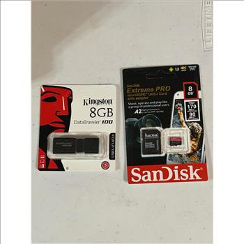Kingston/Sandisk memory cards and data drive