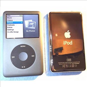 Apple IPOD CLASSIC 7th Generation 160GB (MC297ll/a) MP3 Grey - MINT Condition
