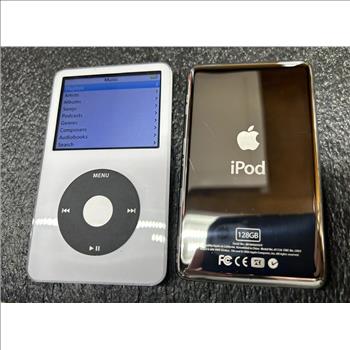 APPLE iPOD CLASSIC 5.5th White 128GB SSD Wolfson DAC Excellent Grade A