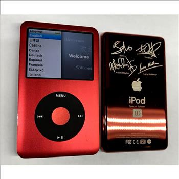 Apple IPOD CLASSIC 7th Generation 128GB - Red /Red Back U2 - Excellent Condition