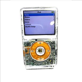 Apple iPod Video Classic 5th Generation 30GB Clear Front Excellent Condition