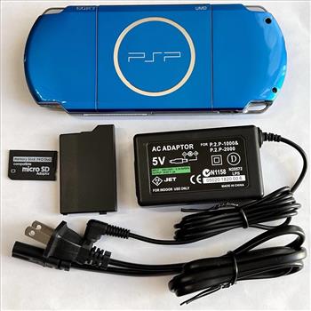 VIBRANT BLUE PSP 3000 System w/ Charger, Battery