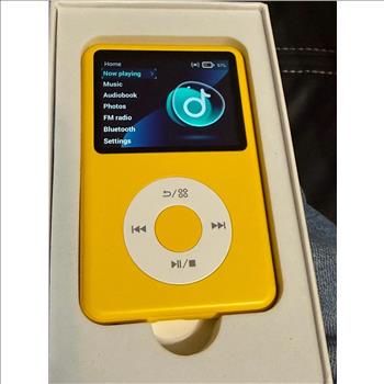 Y1 Innoiasis Portable MP3 Player with Click Wheel - Yellow 128gb