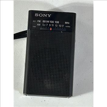 Sony ICF-P27 Portable Radio with Speaker and AM/FM Tuner