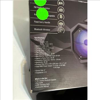 Volcano Portable Bluetooth Wireless  speaker with FM Radio and sd slot  Brand new #15