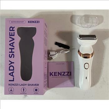 KENZZI Lady Shaver Rechargeable Electric Shaver for Women, Wet & Dry Use, Water-Resistant, Contouring Head