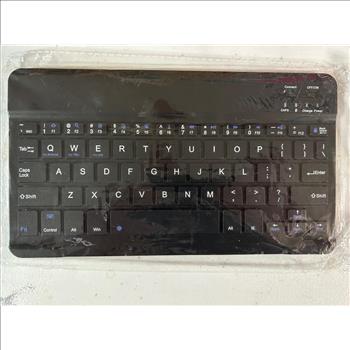 Wireless Bluetooth Keyboard - Hexagon Keycap Portable Ultra-Slim Rechargeable Compact Keyboards Compatible with Mac, iPhone, iPad