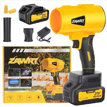 Turbo Blower, 50000RPM Electric Cordless Leaf Blower, 20V 2.0/4.0AH Battery Jet Dry Blower, High Pressure Air Blower, Jet Blower Car Dryer, Hand Held Snow Blower, Home Outdoor, Blowing Leaves And Dust, Birthday Or Holiday Gifts