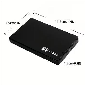 2TB Portable Hard Drive External Hard Drive HDD, High-Capacity High-Speed External Hard Drive, Portable External Hard Disk 2TB Sleek Design, Reliable Storage, Ideal For Students, And Professionals (USB 3.0)