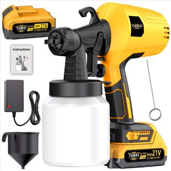 High Voltage Electric Airless Spray Gun HVLP Spray Gun, Multiple Spray Modes, 27.05 Ounce Capacity, Easy to Clean, Suitable for Home, Furniture, Cabinets, Fences, Walls, Doors, And Car Maintenance