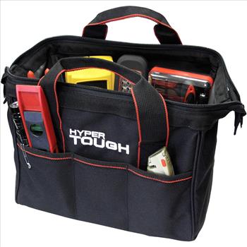 Hyper Tough TT50023Z 12-Inch Zipper Tool Bag with Carry Handles
