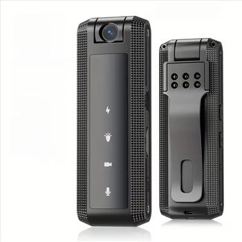 [Full HD Body Camera] Wearable Portable Body Camera with Infrared Night Vision, Motion Detection, 180° Lens Adjustment, 32GB Memory Card Included - Compact Wireless Mini Camera for Sports, Cycling, Fishing, And Events